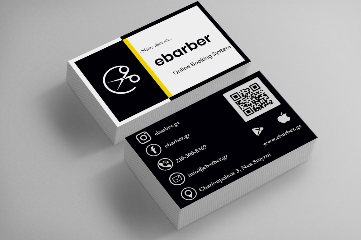 ebarber business card