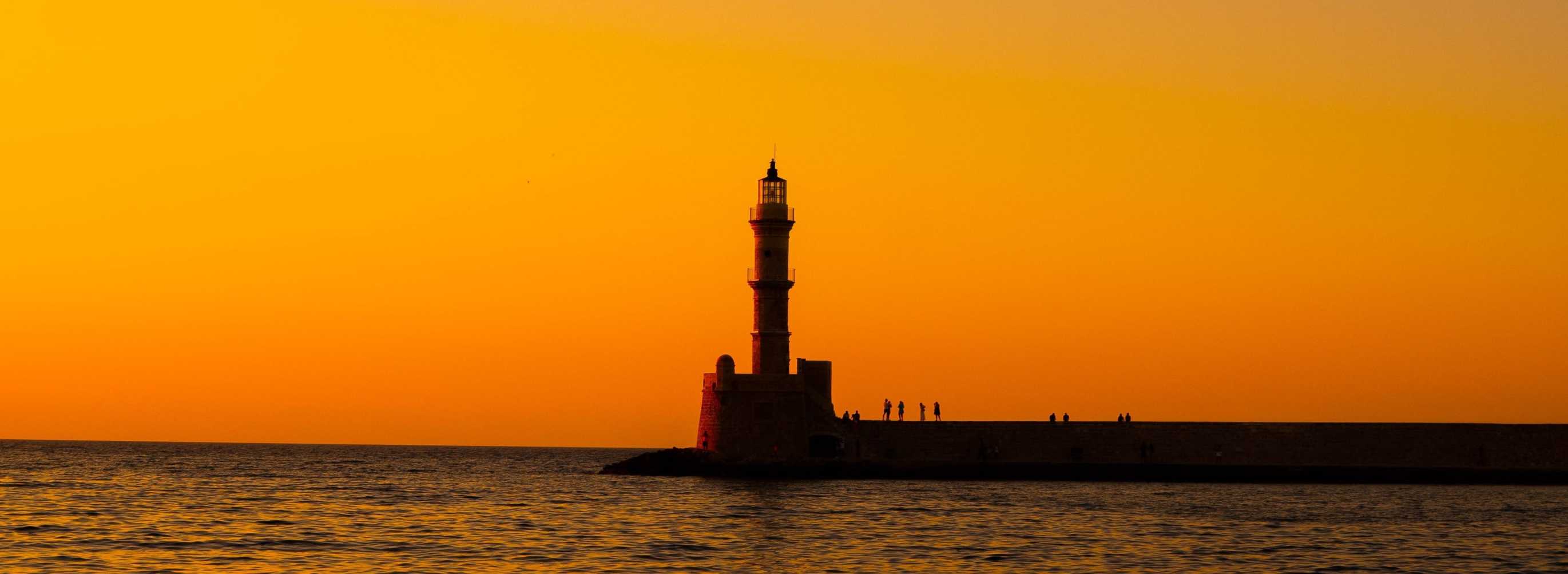 lighthouse chania